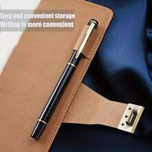 Diary With Lock, 220 Pages Secret LockableJournal, A5 Locking Journal Pu LeatherRefillable Writing Notebook With Lock(Black) - màu đen - Xem 5