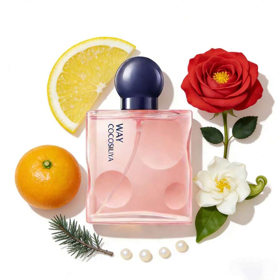 Cocos Iliya Pin K Opi Um Perfume 50ml,Flower And Fruit Flavor Food Flavor |Suitable For Lovers/Friends/Family, Birthday/Halloween/Thanksgiving/Graduation Gifts, Used For Commuting/Parties/High-Level Meetings And Other Places ﻿ - 彩色 - 查看 1