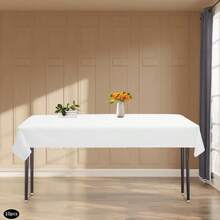 10 nappes en polyester de 153 x 260 cm - Weiß - Übersicht 3