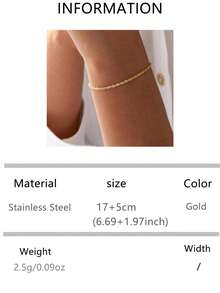 18K金扭纹链手链，细绳链手链，精致新加坡链手链，简约金手链，日常佩戴手链，闪亮手链，送她的礼物