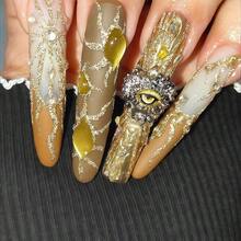 3D Love Pattern Gel Nail Art Mold Arts Resin Butterfly Molds For Accessories Supplies Baroque Silicone Tools Retro Nails Style - ZYXP055 - 查看 8