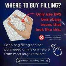 Funda para silla de puf para juegos con respaldo alto, color rojo, funda para silla de juegos de piso, tela fcil de limpiar, bolsillos laterales grandes, colgador para auriculares - Rojonion - Ver 7