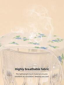 4 PCS Women's Low-Rise Thongs - Adjustable Waist Straps, Ditsy Floral Mesh Fabric, Sheer Romantic Lingerie Set - Multicolor - View 8