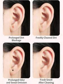 180/60支耳洞清洁线：彩色耳洞清洁棒，带收纳管，拉环清洁线，去除耳洞污垢，消除异味，防止堵塞，除臭防堵塞耳洞清洁线，男女通用耳部护理工具。 - 彩色 - 查看 6