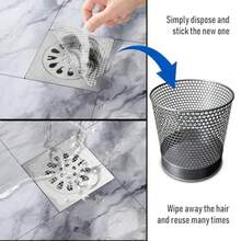 CYPNYosoo Health Gear Pegatina de Drenaje de Ducha 50 Pcs Pegatinas de Malla de Cabello Desechable para la Lavandería de Baño Bañera Fregadero Humano y para Mascotas CabelloFashion - como en la foto - Ver 5