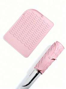 1pc Hot Styling Tool Mat, Universal Size Hair Straightener And Curling Iron Heat-Resistant Mat For Storage And Travel, Hot Styling Tool Mat, Heat Resistant Silicone Hair Styling Mat Storage Heat Insulation Pad For Hair Straighteners, Flat Irons, And Curling Irons, Protect Your Hair Styling Tools With This Non-Slip Silicone Heat Insulation Pad For Restaurant Hotel Commercial - Multicolor - View 8