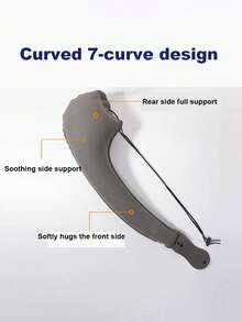 Foldable Inflatable Travel Pillow, Lightweight And Portable Travel Accessory, Portable Folding Neck Support Pad, Reusable And Washable, Suitable For Car, Airplane, Sea Travel, Camping And Outdoor Use, With Buckle Support For Head, Body And Arms, Providing Tilt Support. Essential For Travel, Camping Vacation, And Returning To School,Perfect Gift For Ramadan, Eid, Valentine's Day, Christmas, Or Thanksgiving. - A - View 8