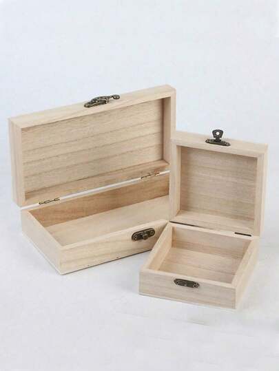 Vintage Holz-Aufbewahrungsbox mit Deckel, elegante Schmuckorganizer-Box, Landhausstil Dekoration für Küche, Bad, Schlafzimmer, Valentinstag Geschenk, Schulanfang Grundbedarf, perfekt zum Aufbewahren und Präsentieren von geschätzten Gegenständen, verleiht zeitlosen Charme und Funktionalität zum Raum, durchdachte Aufbewahrungslösung um Liebe und Neuanfänge zu feiern