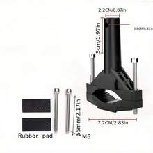 1/2pcs Multi-Functional Aluminum Alloy Motorcycle Headlight Bracket, Suitable For ATV And Other Vehicles, Made Of High-Quality Rust-Resistant Aluminum Alloy, Comes With Easy Installation Kit, Provides Sturdy Support For Your Vehicle Headlight - Motorcycle Mounting Bracket - View 4