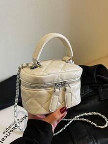 刺绣链条肩带女士手提包单肩包