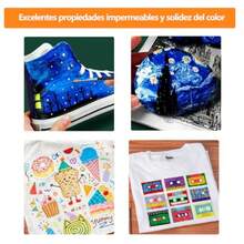 CYPNLMKB Pintura Textil 12 Colores/Juego Apto para Niños y Adultos Para Artes En Ropa Zapatos Y Lienzos 12 Colores/JuegoFashion - 18 Colores/Juego - Ver 5