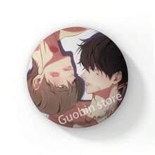 卡通迷失云端BL动漫徽章胸针卡通斯凯勒·西鲁斯艺术胸针背包装饰配件学生文具 - 58 mm - 查看 24