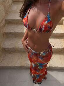 Bộ bikini 3 mảnh mới năm 2026 dành cho nữ | Thời trang, gợi cảm, quyến rũ, thanh lịch - Đồ bơi thiết yếu cho kỳ nghỉ hè ở bãi biển. - Nhiều màu - Xem 3