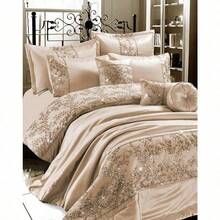 Luxury Embroidery Gigi Design Duvet Cover Set. - Mink - View 10