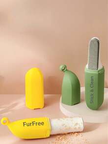 [Custom] Banana-Shaped Dual-Head Hair Removal Brush, Multiple Cleaning Methods. Supports Custom English, Strong Cleaning Ability, Good Use Effect, Easy To Remove Pet Hair, Suitable For Removing Hair From Various Clothing - Multicolor - View 7