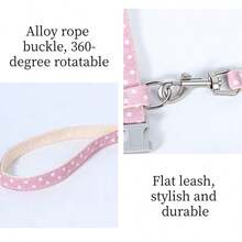 1 Set Harness Leash With Bow-Tie Shaped For Anti-Escape Cats, Pet Outdoor Walking Leash Set - Multicolor - View 7