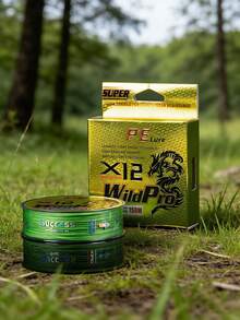 1roll 12-Strand 150m/164yds Wear Resistant Fishing Line - Green - View 9