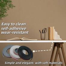 5m X 18mm U-Shaped Self-Adhesive Edge Banding, Furniture Protector Edge Trim, Self-Adhesive U-Shaped Edge Banding, Edge Protection Seal