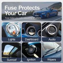 180件套汽车保险丝组合套装 | 60个迷你保险丝 + 60个标准保险丝 + 60个微型刀片保险丝 + 1个保险丝拔取器 - 共11种规格：2A、3A、5A、7.5A、10A、15A、20A、25A、30A、35A、40A