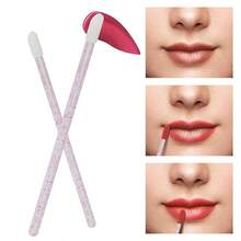 50/100/200/500 Disposable Lip Brush Stick - Lip Gloss And Lipstick Applicator Stick, Apply Makeup - Multicolor - View 12