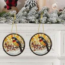 Bird Ceramic Christmas Hanging Ornament For Xmas Tree Wedding Holiday Party Home Decor - Bird1 - 查看 8