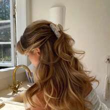 1 Uds. Pinzas para el cabello para mujer, Cottagecore coreano, flor 3D, diamante, dulce y lindo agarre para el cabello a] accesorios para el cabello Kawaii para niñas O2HS - C - Ver 3