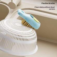 Automatic Liquid Cleaning Brush For Kitchen, Perfect For Cleaning Bowls, Dishes, Pots, Pans And Sinks. Won't Damage Kitchenware, Suitable For Home And Restaurant Use.