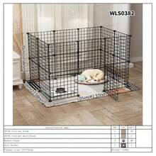 可调节宠物围栏，室内独立式屏障，适用于猫和小型/中型犬，可用于如厕训练和隔离