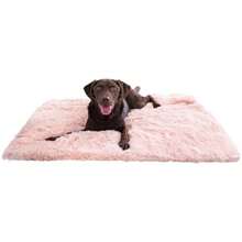 PZW-Best Friends By Sheri Calming Shag Dog Blanket Ultra Soft Faux Fur Pet Throw Anxiety-Relief Lightweight Warm Bed Cover For Dogs And Cats Machine Washable Candy Pink 40" X 50"0875 - CottonCandyPink - 查看 2
