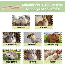 ALQD 240g Chew-Sticks - Sticks Small Animal Chew Toy Bunny Molar Treats Atural Teeth Grinding Toys Squirrel Guinea Pigs Chinchilla - 8.46 Ounce (Pack Of 1) - View 4
