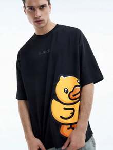 TU B. Duck T-Shirt - Black - View 7