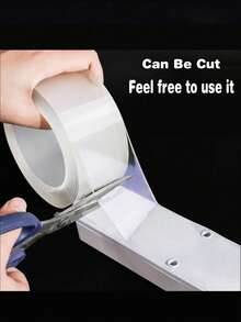 1pc Reusable, Washable, Powerful Nano Double-Sided Adhesive Tape - Strong Bonding For Home & Office Use - Multicolor - View 6