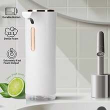 CYPNDispensador de Jabón Automático Portátil Sin Contacto Con Sensor de Movimiento para Baño Manos Libres EspumaFashion