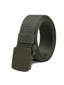 1/4/6pcs Outdoor Plastic Buckle Nylon Tactical Belt For Boy - Durable Woven Fabric Belt, Suitable For Sports And Training - Metal-Free Canvas Belt, Suitable For Daily Wear - Multicolor - View 12
