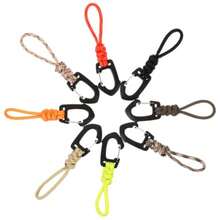 CYPN8 Piezas Llavero de Cuerda Elástica para Exteriores con Mosquetón Resistente para Camping  y Uso DiarioFashion - 224631032 - Ver 8