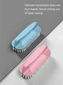 3/2/1pc Multi-Color Plastic Laundry Brush, Multi-Function Sink Brush, Shoe Brush, Clothes Brush, Cleaning Brush, Stiff Bristle Brush, Household Essential For Shoes, Drying Rack, Cleaning And Stiff Bristle Scrubbing - Multicolor - View 3