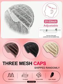 XYUNMI Women's French Bob Wig In Soft Pink Straight Hair 12-Inch Textured Heat-Resistant Synthetic Fiber Natural Matte Finish No Lace Cap Elegant Style Suitable For Daily Wear, Parties, And Role-Playing Occasions - Pink - View 7