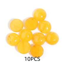 5-10pcs/Pack Natural Yellow Jade Cabochons, Multi-Size Gemstone Cabochons, Vintage Elegant Red Color, Handmade DIY Jewelry Embellishment, Suitable For Necklace, Ring, Bracelet, Jewelry Making - Topaz - View 13