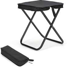 Camping Stool, Portable Folding Stool With Storage Bag, Collapsible Outdoor Footrest Suitable For Travel, Hiking, Fishing, Picnic, BBQ - Multicolor - View 8