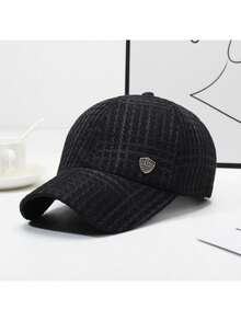 2026Gorras béisbol viral de  de marca trendy: primavera otoño + versátiles protección solar + exterior, moda urbana - Negro 1 - Ver 3