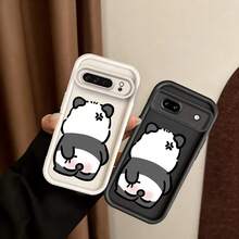 苹果phonecase屁屁熊猫745JPTYJTiPhone16圣诞礼物iphone15ProMax新年礼物12男女朋友17生日礼物防摔高质量 - 白 - チェックする 6