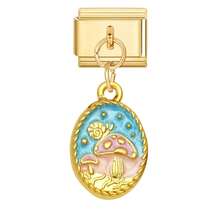 1件金色吊坠模块化DIY手链，包含花朵、蝴蝶、爱心、月亮、星星元素，都市休闲风格，圣诞节和万圣节必备单品，秋季色调，本土风情，实用时尚，圣诞风格，迷人设计，不锈钢饰品，圣诞装饰，秋季办公风格 - M293071 - 查看 21