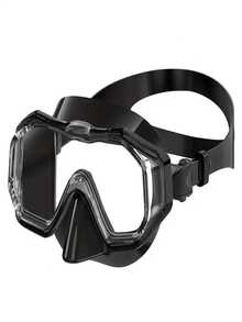 1pc Snorkeling Mask, 3-Window Full Panoramic Wide Angle HD Triple Lens, Adjustable Head Strap, Suitable For Teenagers - Multicolor - View 6