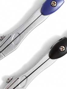 1 pieza Juego de brújula, herramientas de dibujo y geometría multifunción de metal profesionales para estudiantes, al por mayor