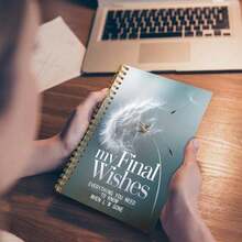 1pc 'My Final Wishes' Spiral Notebook - Estate Planning Guide, Important Arrangements And Final Reflections, Adult Peace Of Mind Organizer