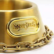 CYPNSnoop Doggies Doggs Deluxe Off The Chain - tazón para Mascotas Color Dorado GrandeFashion - G - Ver 3