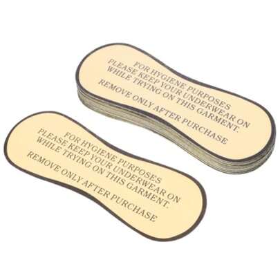 CYPNPlafope 100 Uds Pegatina Protectora Adhesiva Para Traje De BañO Y Lencería Revestimiento Protector De Pantalones Etiquetas Adhesivas Para Calzones FáCil Uso Y CompactoFashion