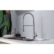 Modern Monobloc Pull Out Kitchen Mixer Tap Dual Spout Spray Single Lever 360° - 48*23.5*5cm - View 7