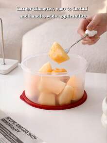 12件套透明食品储物盒，带密封盖（6个盒子+6个盖子） - 适用于存放水果、蔬菜、肉类、零食、坚果等 - 可微波炉加热，可重复使用塑料厨房收纳套装 | 防漏储物盒 - 彩色 - 查看 5