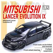 1:32 三菱第九代 EVO 合金压铸车模，JDM 跑车收藏展示品，儿童玩具，史迪奇玩具，旅行玩具，课堂减压玩具，迷你摆件，洗澡玩具，圣诞文具，压力球，生日/圣诞节/万圣节礼物 - 彩色 - 查看 5